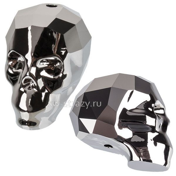 Бусины 5750 19 mm Crystal Light Chrome 2X