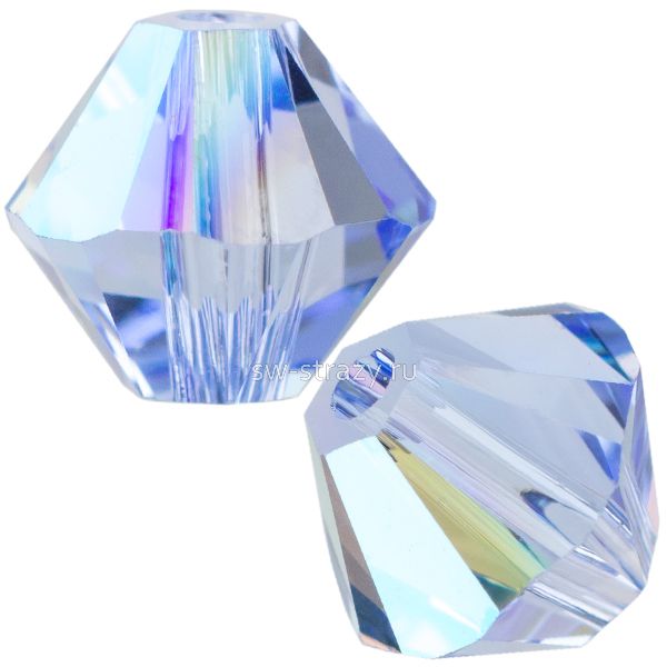 Бусины 5328 5 mm Light Sapphire Shimmer