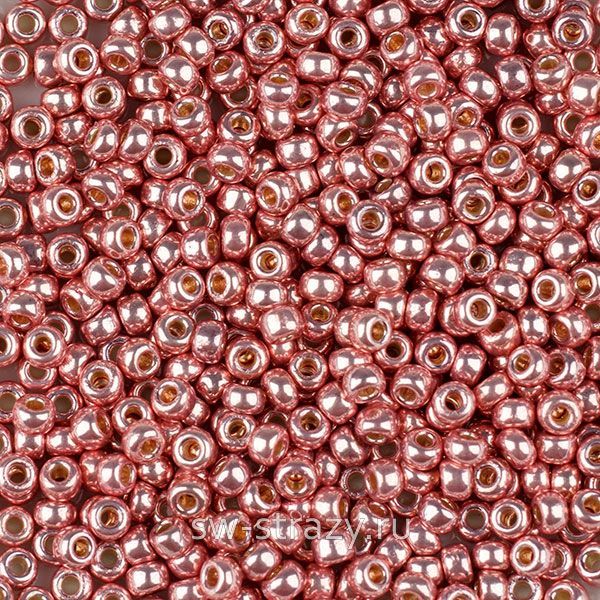 Seedbead Miyuki 11/0 4209 Duracoat Galvanized Dk Coral