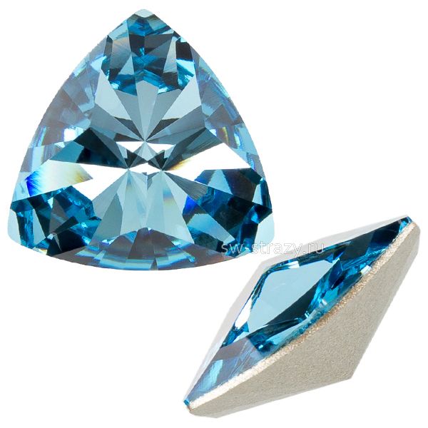 Кристаллы 4799 9.2x9,4 mm Aquamarine
