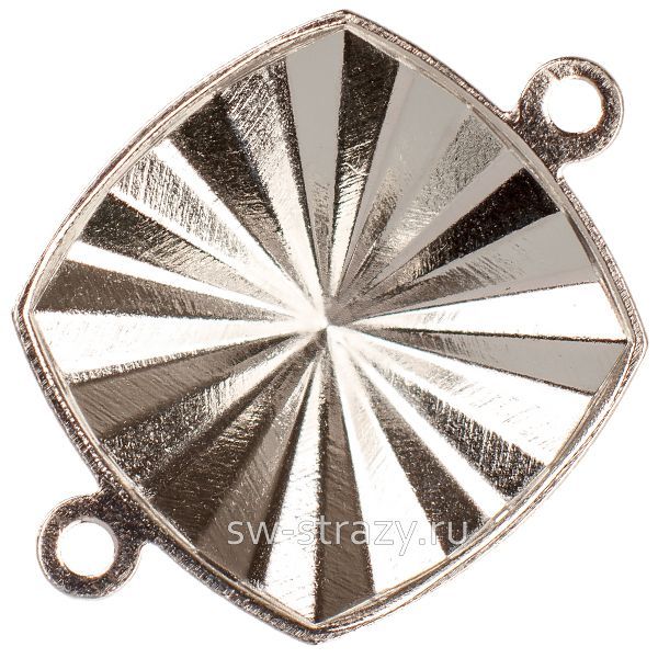 4460/S 10 mm White Bronze Plating (с 2 ушками)