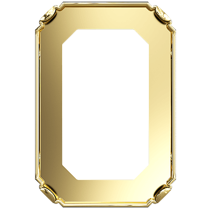 4627/S 27x18,5 mm 3PH203 Gold Plating