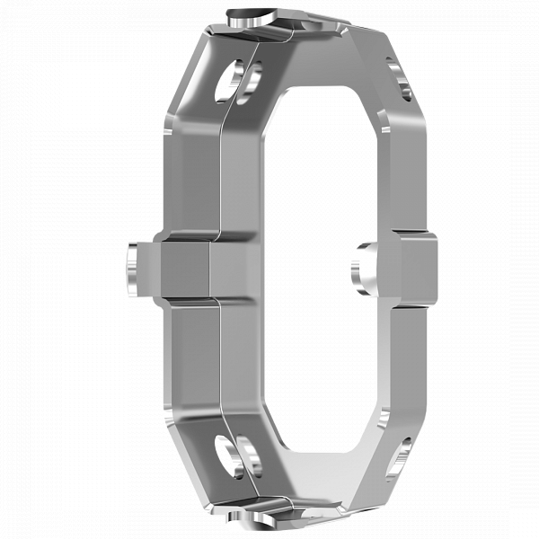 4595/S 16x8 mm 3PH20H Rhodium Plating